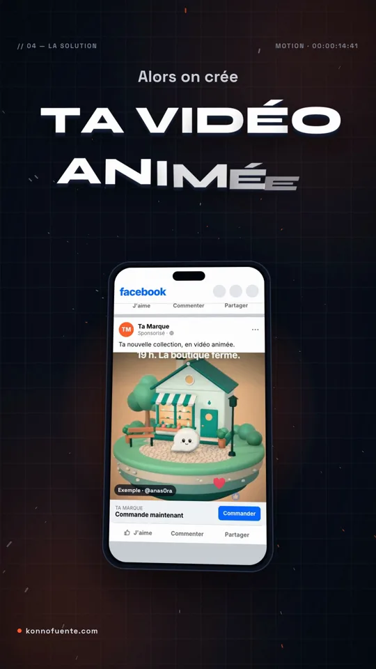 La pub de mon service de motion design