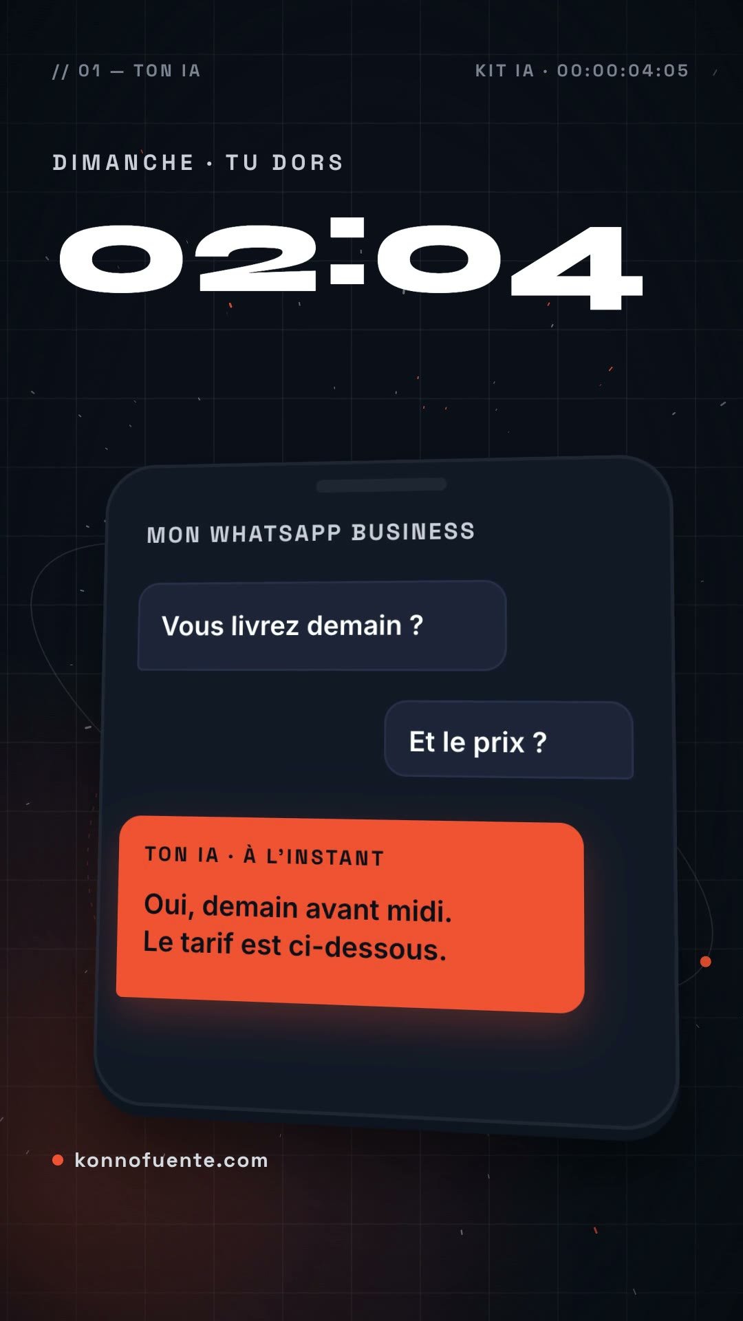 Connecte ton IA à WhatsApp : l’explainer 3D